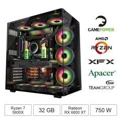 GAMEPOWER FALCON RYZEN 7 5800X 32GB 1TB SSD 16GB RX6800XT FDOS
