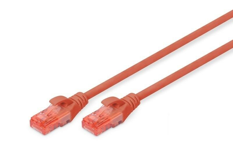Digitus DK-1617-005/R U/UTP Cat6 Kırmızı (0.5m)