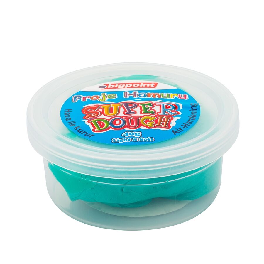 Bigpoint Proje Hamuru 40 Gram Yeşil 12'li Stand