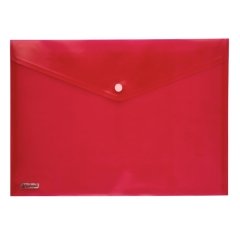 Bigpoint Çıtçıtlı Dosya A4 Kristal Kırmızı 12'li Paket