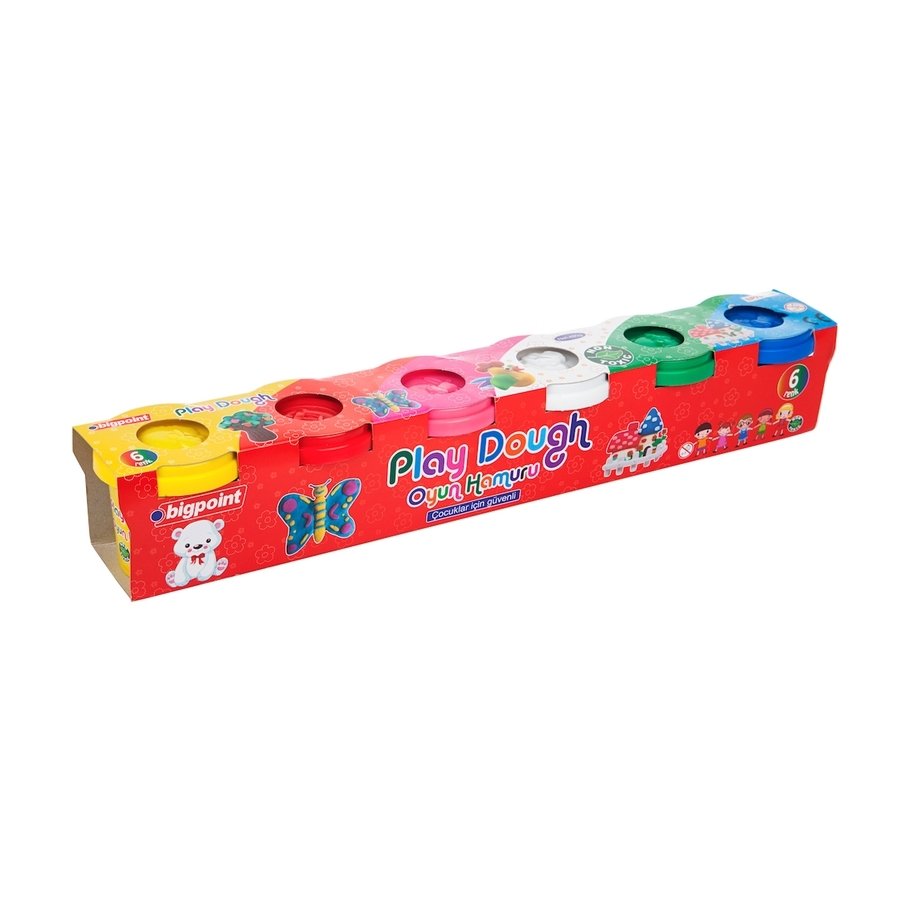 Bigpoint Oyun Hamuru 6'lı Set 480 Gram