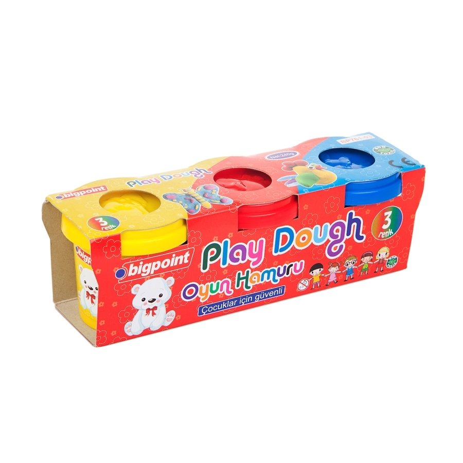 Bigpoint Oyun Hamuru 3'lü Set 240 Gram