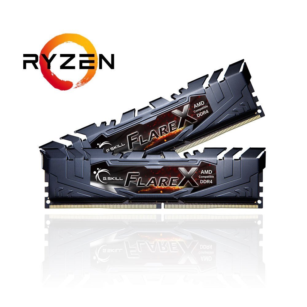 GSKILL Flare X DDR4-3200Mhz CL16 16GB (2x8GB) AMD Ryzen Uyumlu (16-18-18-38) 1.35V