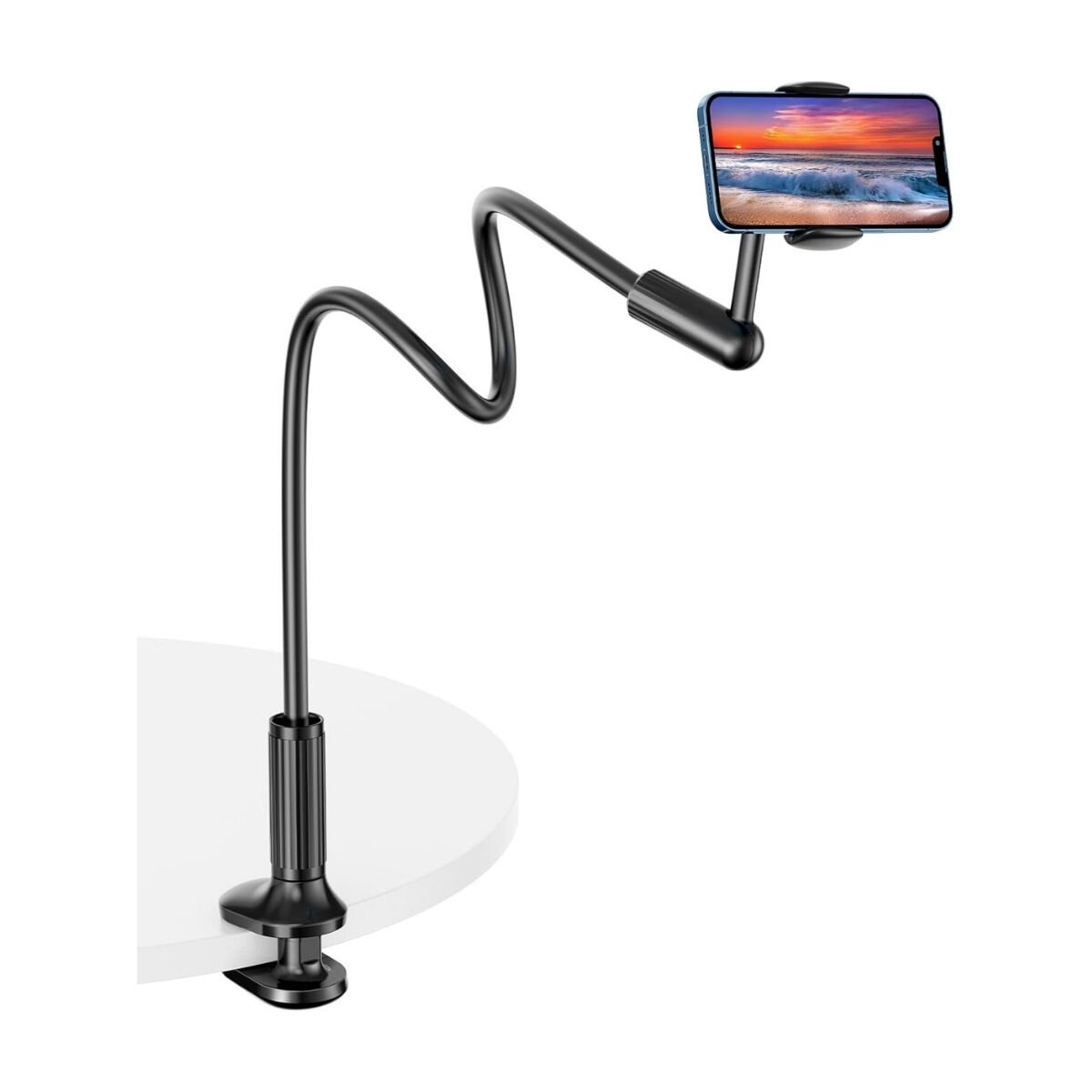 Bix Saiji Ivy 4 Telefon Tutucu 360° Derece Dönebilen, Ayarlanabilir ve Dayanıklı 4.7-7″ Inç Esnek Kollu Flexible Akrobat Telefon Tutucu