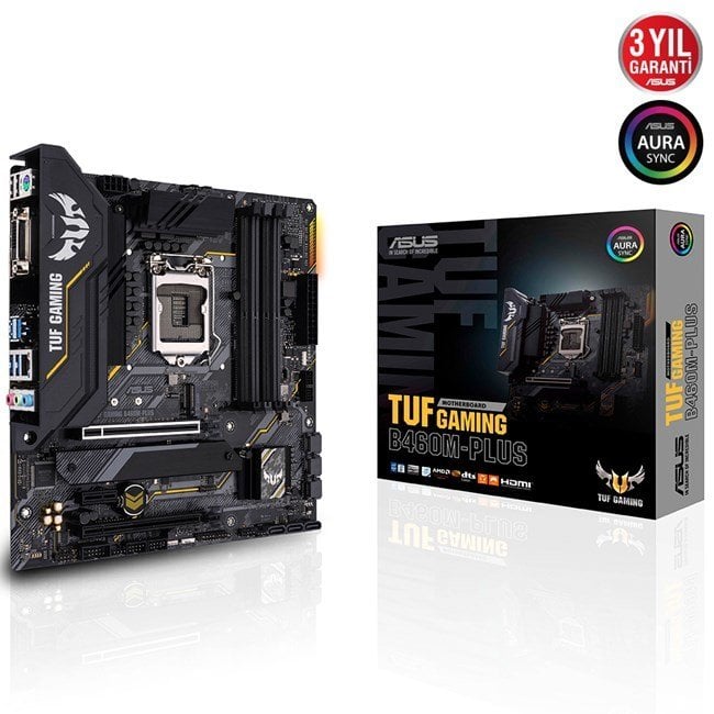 Asus Tuf Gaming B460M-Plus 1200P Dvi Hdmi Dp