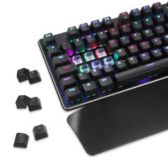 Gamepower Calypso Mavi Switch Kablolu RGB Optik Mekanik Oyuncu Klavye Siyah