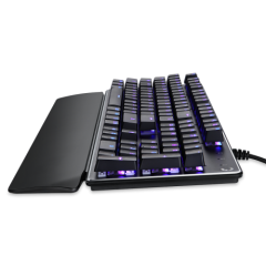 Gamepower Calypso Mavi Switch Kablolu RGB Optik Mekanik Oyuncu Klavye Siyah