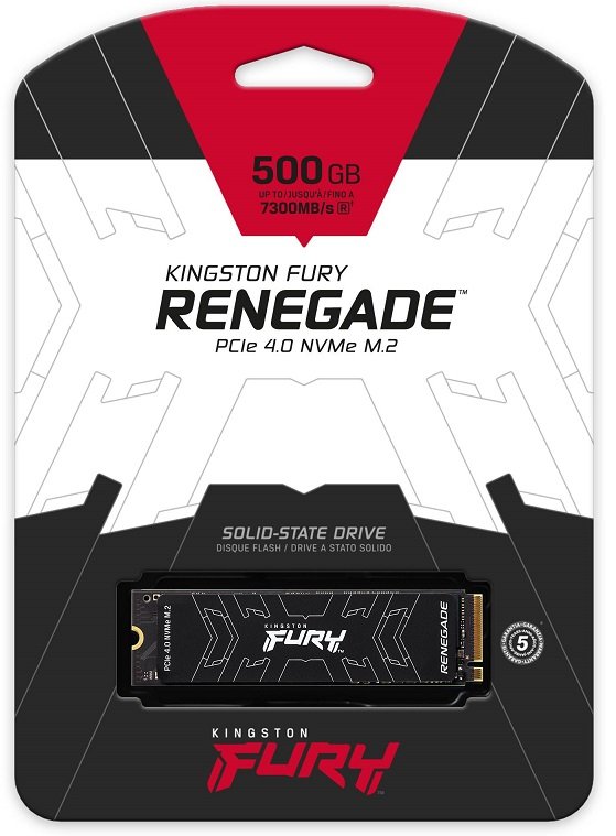 500GB KINGSTON FURY Renegade M.2 NVMe PCIe 4.0 SFYRS/500G 7300/3900MB/s