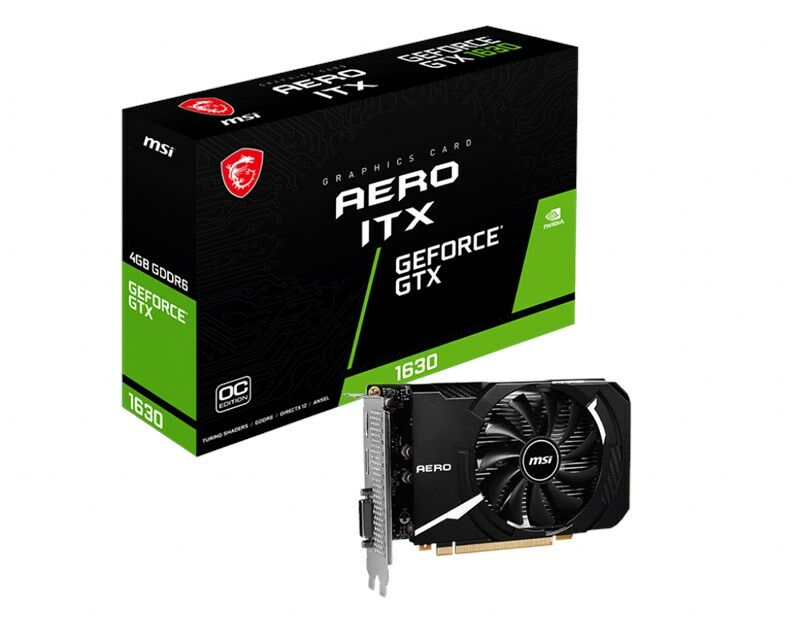 MSI GeForce GTX 1630 4GB Aero Itx OC GDDR6 64Bit