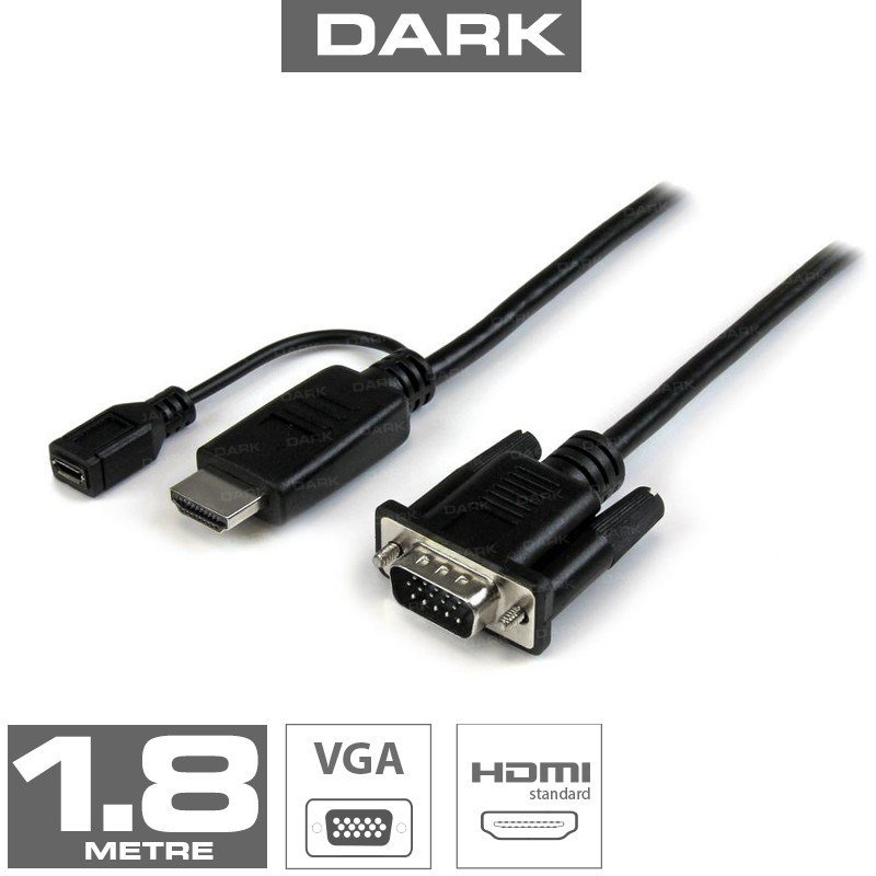 Dark DK-HD-AHDMIXVGAL180 HDMI To Vga Çevirici Kblo