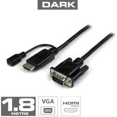 Dark DK-HD-AHDMIXVGAL180 HDMI To Vga Çevirici Kblo