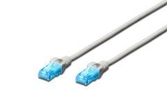Digitus DK-1512-010 U/UTP Cat5E Gri Kablo (1m)
