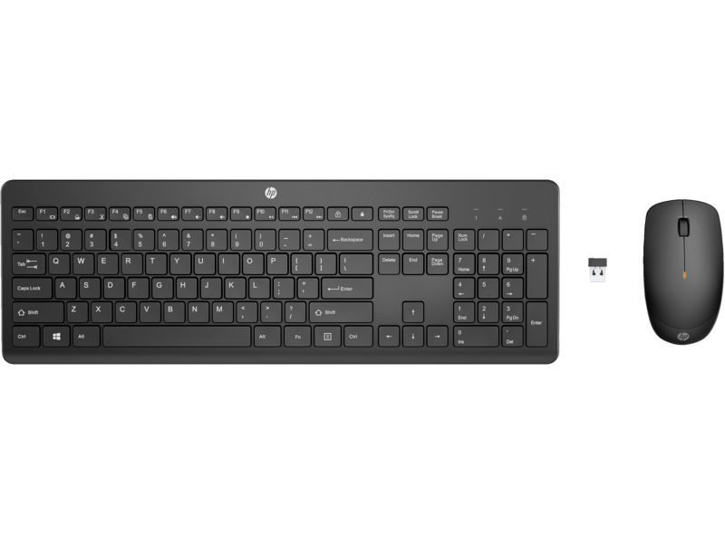 HP 235 KABLOSUZ KLAVYE  MOUSE SET SİYAH 1Y4D0AA