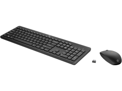 HP 235 KABLOSUZ KLAVYE  MOUSE SET SİYAH 1Y4D0AA