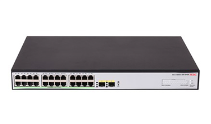 H3C S1600V2-26P-HPWR 24 PORT 10/100/1000 370W POE +2SFP YÖNETİLEBİLİR  POE SWİTCH