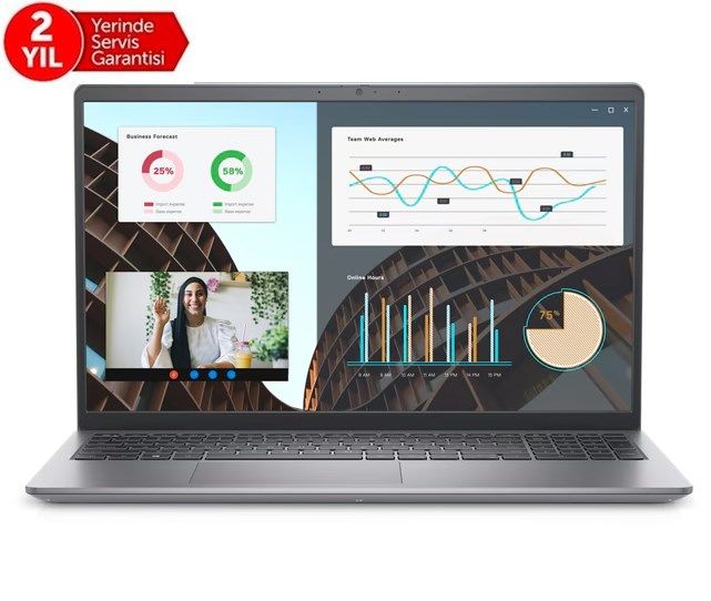 Dell Vostro 3530 i5 1334-15.6''-16G-512SSD-Dos