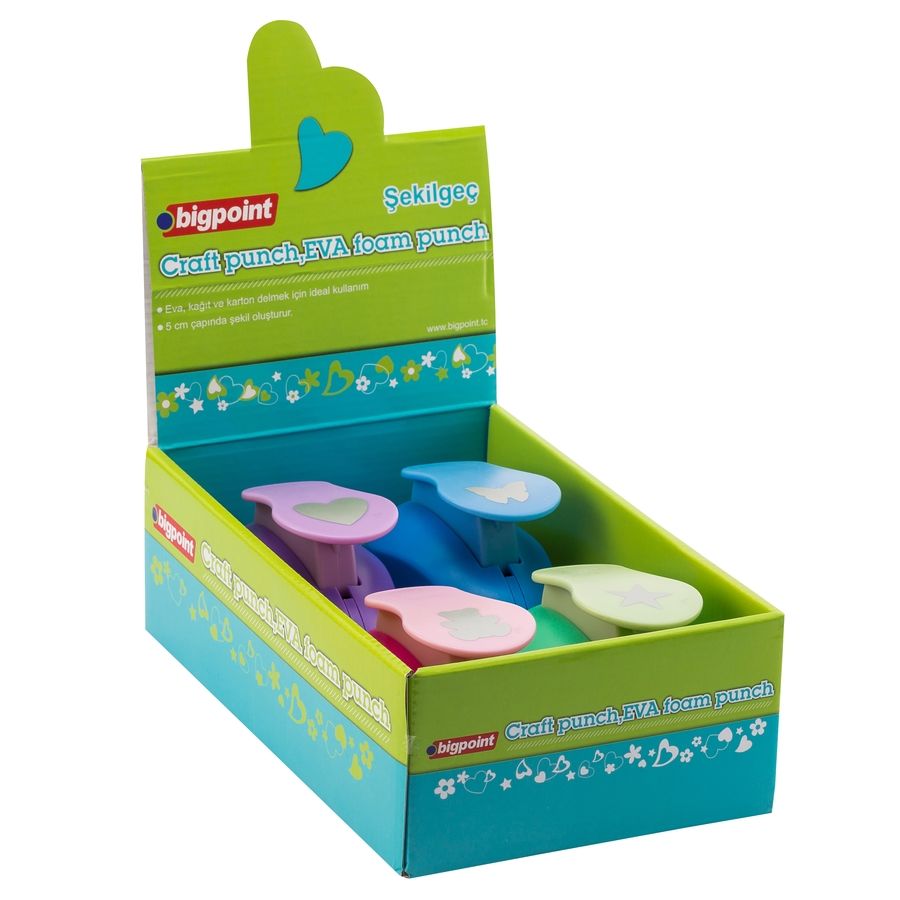 Bigpoint Şekilgeç 5 cm 4'lü Stand