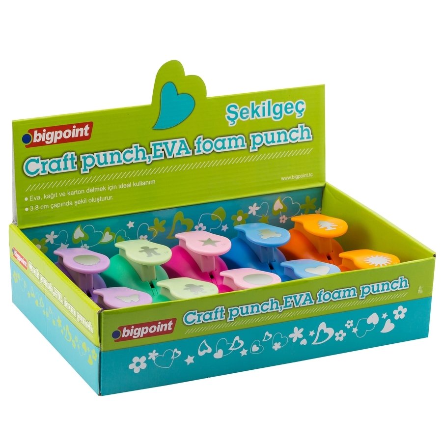 Bigpoint Şekilgeç 3.8 cm 10'lu Stand