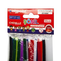 Bigpoint Şönil 50 cm 9 Renk / 25'li Poşet