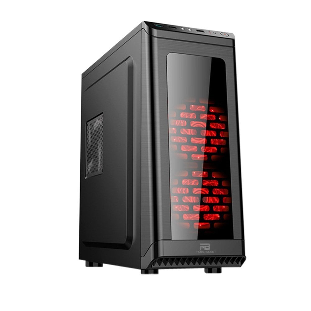 Power Boost VK-1631 500W USB 3.0 ATX Kasa Meshed Panel Full Siyah