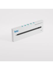 Bix SP02B Bluetooth Dokunmatik Kalem Stylus Pen Manyetik Çekim Destekli, Avuç İçi Reddetme Özellikli iPad Kalemi 2018-2022 için iPad Android Uyumlu Universal Yazı ve Çizim Kalemi Siyah