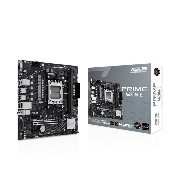 Asus Prime A620M-E AM5 Ryzen Vga Hdmi Dp