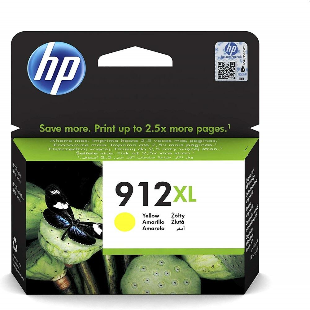 HP 3YL83A Sarı Renkli Mürekkep Kartuş (912XL)