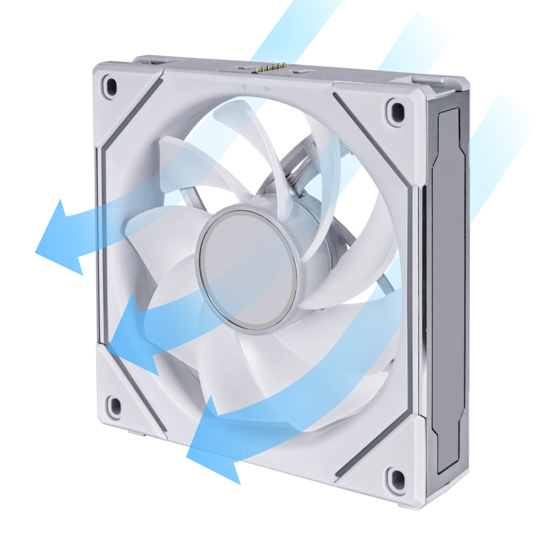 LIAN LI REVERSE UNI FAN SL-INFINITY 120-1 BEYAZ KASA FANI