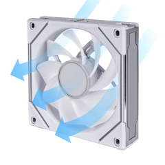 LIAN LI REVERSE UNI FAN SL-INFINITY 120-1 BEYAZ KASA FANI