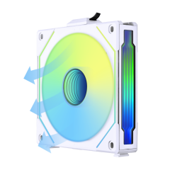 LIAN LI REVERSE UNI FAN SL-INFINITY 120-1 BEYAZ KASA FANI