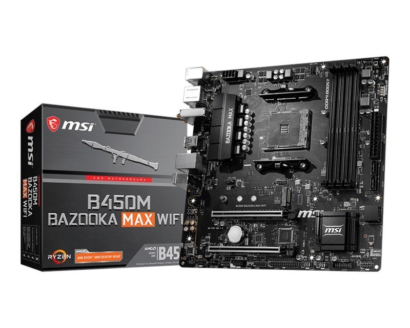 MSI B450M Bazooka Max Wifi AM4 Ryzen DDR4