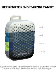 HiFuture Pocket S Kablosuz Bluetooth 5.4 IPX7 Su Geçirmez 5W TWS Taşınabilir Mini Hoparlör Gri
