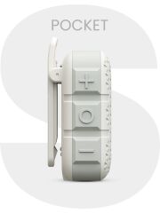 HiFuture Pocket S Kablosuz Bluetooth 5.4 IPX7 Su Geçirmez 5W TWS Taşınabilir Mini Hoparlör Bej