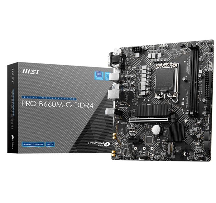 MSI Pro B660M-G D4 1700P Vga Hdmi Dp