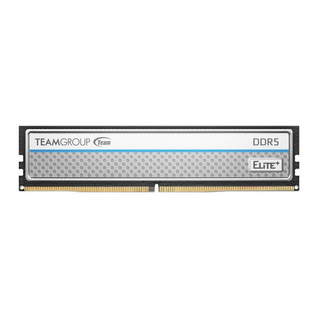Team Elite Plus Silver 16 GB (1x16GB) 5600 Mhz DDR5 CL46 U-DIMM RAM (TPSD516G5600HC4601)