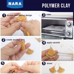 Nara Polimer Kil 55 Gram PM04 Chocolate 6'lı Şirink