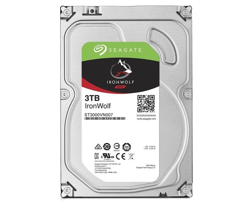 Seagate 3TB Ironwolf 3.5'' 5900 64MB ST3000VN007