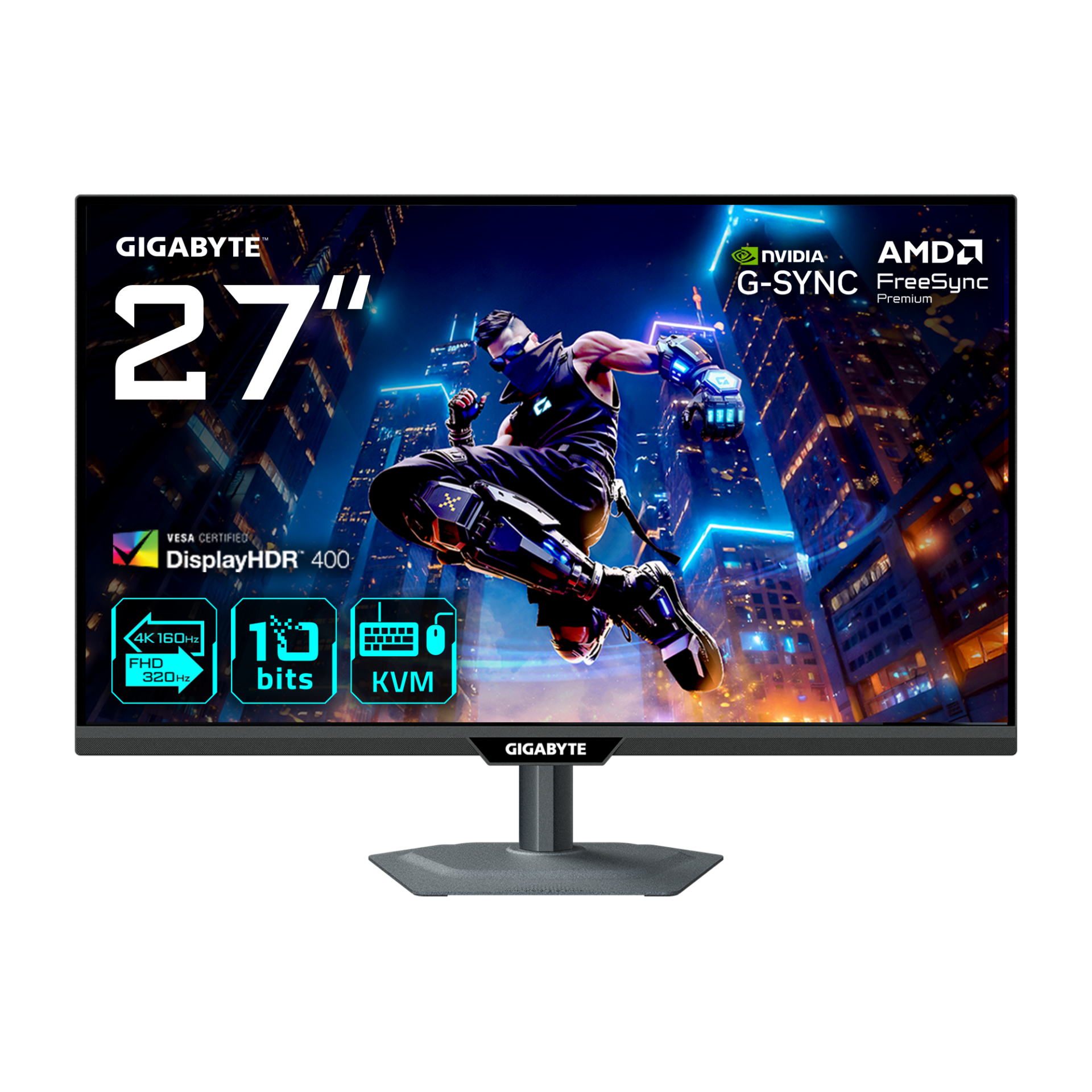 GIGABYTE M27UP 27'' 4K 160HZ FHD 320HZ 1MS MONITOR