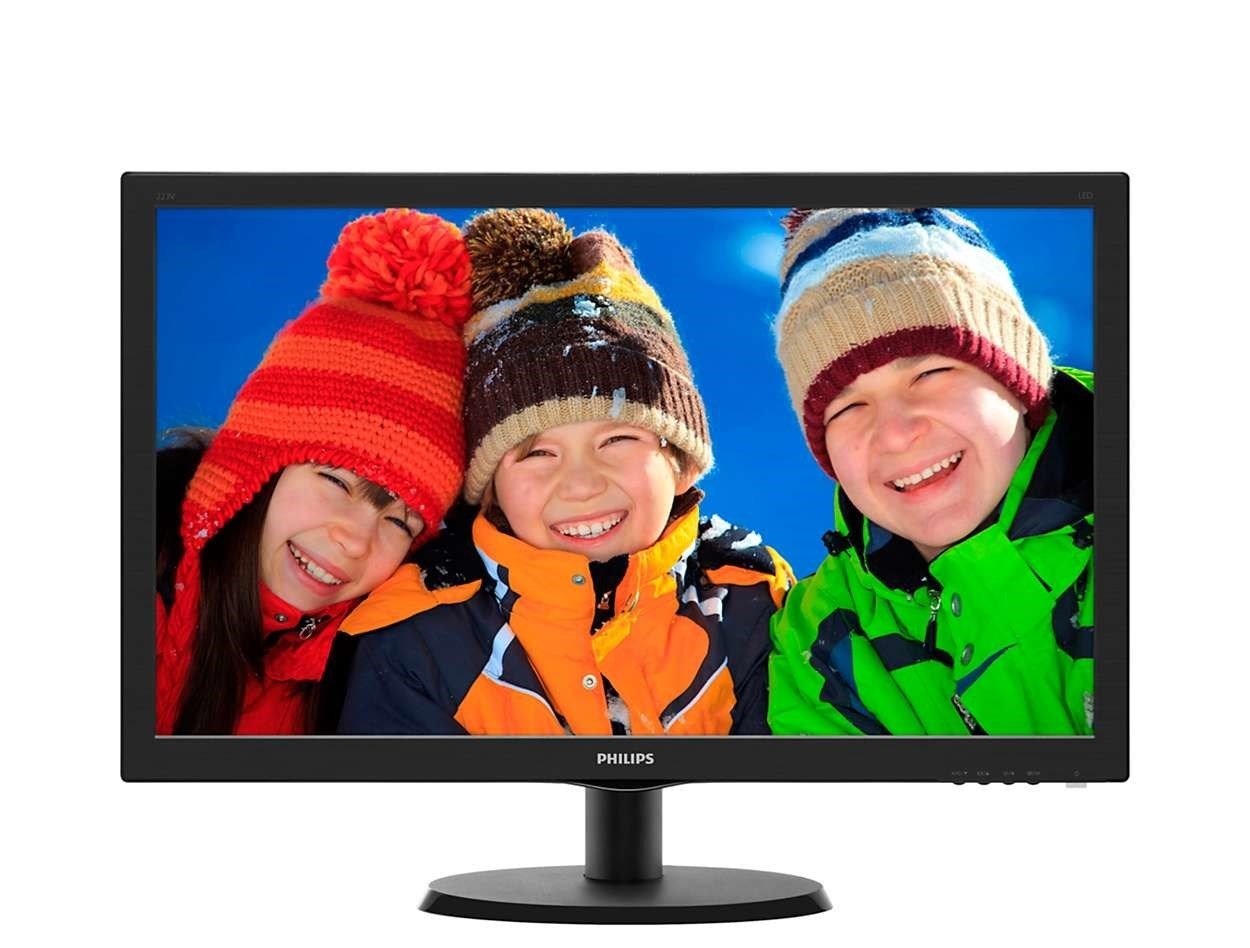 Philips 223V5LHSB2/01 21.5'' 5ms FHD Hdmi Siyah VA