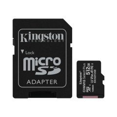 Kingston 512GB Micro SD Canvas 100MB SDCS2/512GB