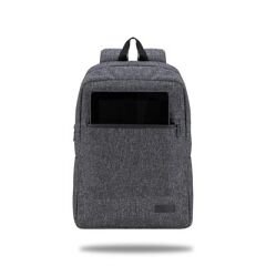 Classone WTX304G Pro 15.6 inch uyumlu WTXpro Su Geçirmez Kumaş Notebook Sırt Çantası - Gri