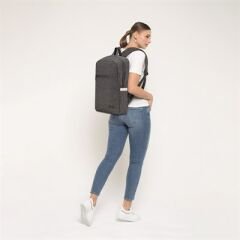 Classone WTX304G Pro 15.6 inch uyumlu WTXpro Su Geçirmez Kumaş Notebook Sırt Çantası - Gri