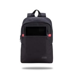 Classone WTX300SK Pro 15.6 inch uyumlu WTXpro Su Geçirmez Kumaş Notebook Sırt Çantası - Siyah/Kırmızı