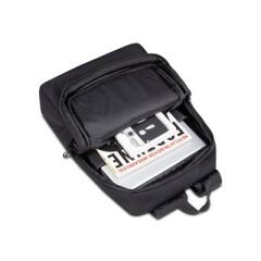 Classone WTX300SK Pro 15.6 inch uyumlu WTXpro Su Geçirmez Kumaş Notebook Sırt Çantası - Siyah/Kırmızı