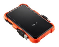 Apacer AC630 Siyah-Turuncu 1 TB Askeri Sınıf Darbeye Dayanıklı 2.5'' USB 3.1 Taşınabilir Harddisk (AP1TBAC630T-1)