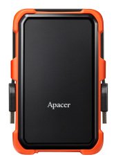 Apacer AC630 Siyah-Turuncu 1 TB Askeri Sınıf Darbeye Dayanıklı 2.5'' USB 3.1 Taşınabilir Harddisk (AP1TBAC630T-1)