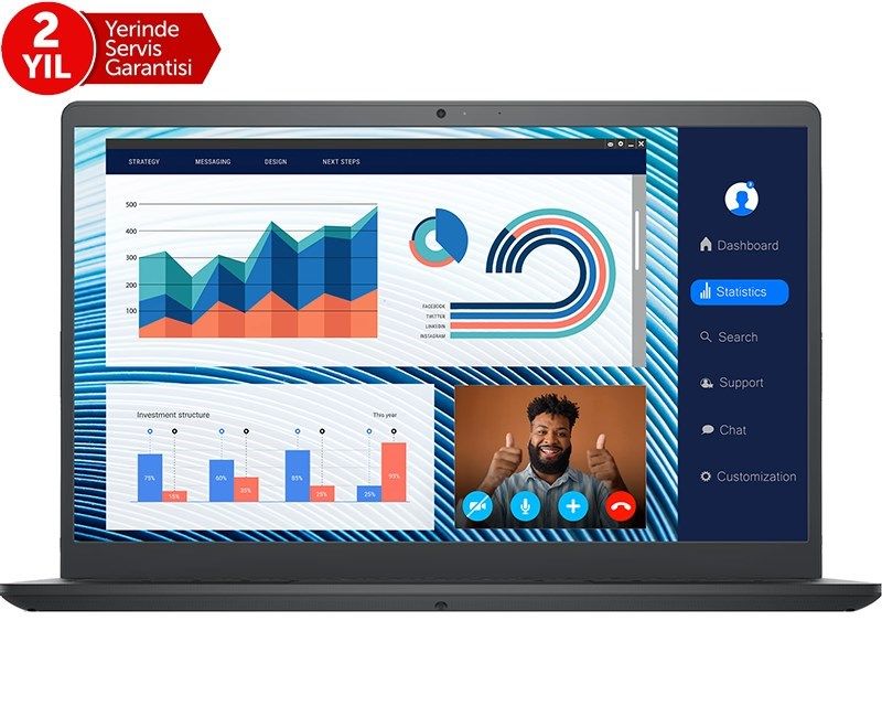 Dell Vostro 3420 i5 1135 14''-8G-256SSD-Dos