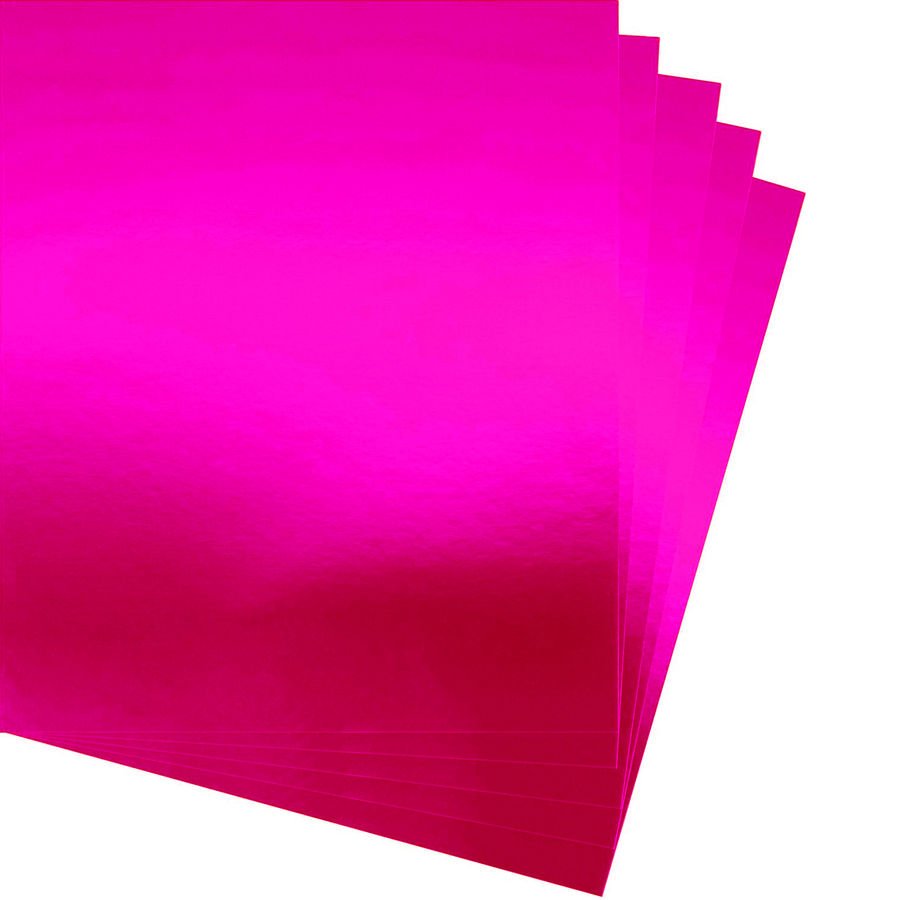 Bigpoint Metalik Renkli Karton 50x70cm Pembe 10'lu Poşet