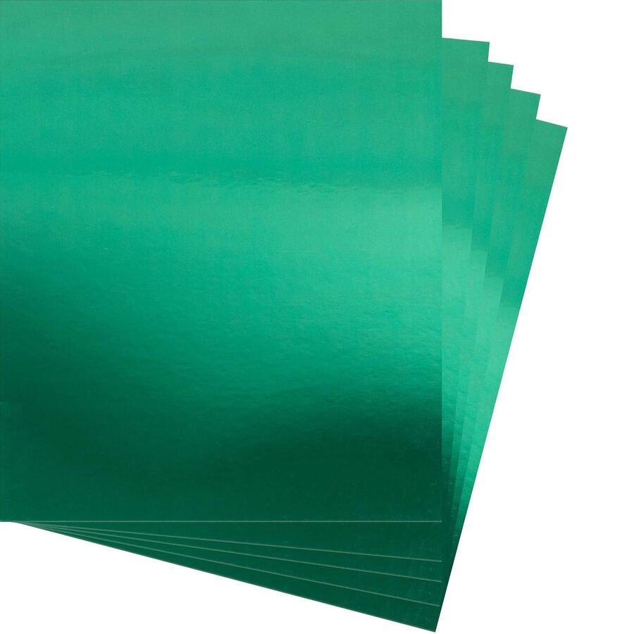 Bigpoint Metalik Renkli Karton 50x70cm Yeşil 10'lu Poşet