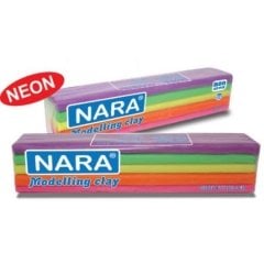 Nara Kurumayan Model Hamuru 5 Neon Renk 270 Gram 24'lü Stand